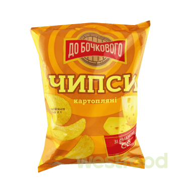 Чипси картопляні До Бочкового 100г Сир /уп.16шт/