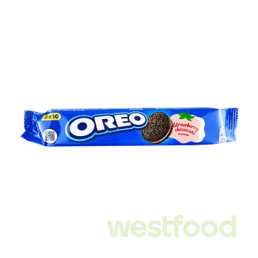 Печиво OREO Полуничн.чізкейк 95г /в уп.28шт/