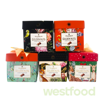 Цукерки Millennium Golden Nuts з ціл.гор.150г /уп.12шт/