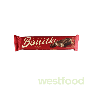Вафлі Bonitki Estella 50г Шоколад /уп.60шт/
