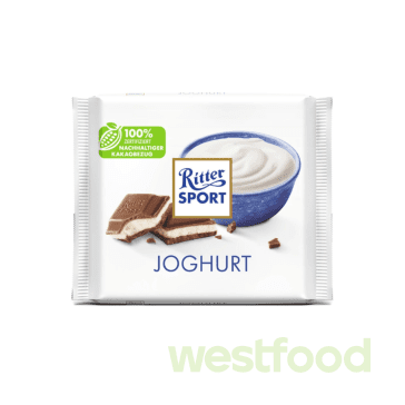 Шоколад Ritter Sport Joghurt 100г, шт /в уп.12шт/