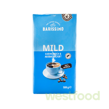 Кава мелена Barissimo 500г Mild блакит. /уп.12шт/