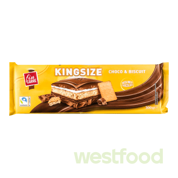 Шоколад Fin Carre Choco&Biscuit 300г /уп.26шт/