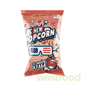 Попкорн Mr'Corn 70г краб /в уп.18шт/
