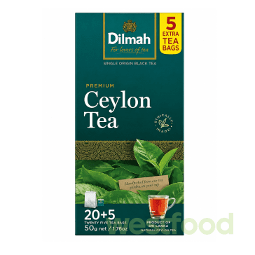 Чай Dilmah 20+5пак*1.5г Premium Ceylon Tea /в уп.12шт/