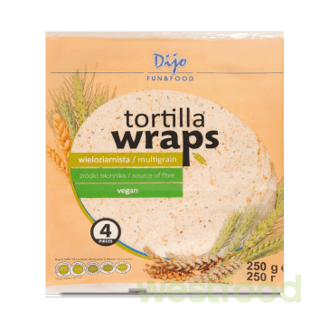 Тортилья мультизернова Dijo 250г,4шт /в уп.28шт/