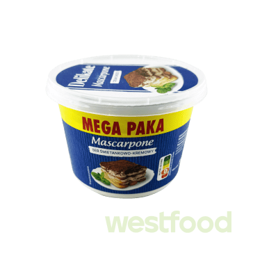 Крем-сир Маскарпоне 500г Delikate /уп.6шт/
