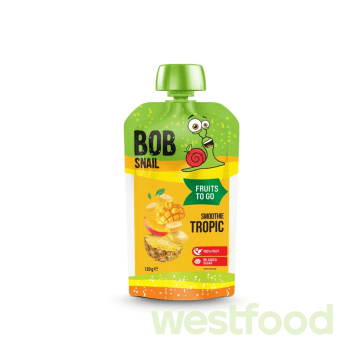 Пюре смузі Bob Snail банан-ананас-манго 120г