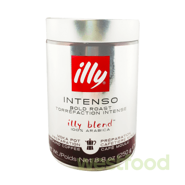 Кава мелена Illy Espresso INTENSO ж/б 250г /уп.6шт/