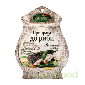 Приправа Любисток до Риби Рецепти від шефа 40г /уп.20шт/