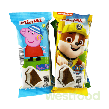 Бісквіт з молочн.начинкою Miami 4*28г в асорт./в уп.12шт/
