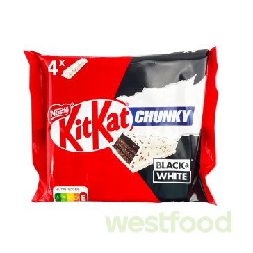 Батончик KitKat Chunky Black&White 4шт*42г /в уп.20шт/