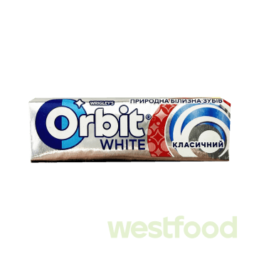 Жувальна гумка Orbit 14г White Класичний /уп.30шт/