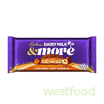 Шоколад Cadbury 200г Caramel Nut Crunch /уп.15шт/
