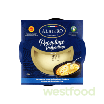 Сир Albiero Provolone Valpadana Dolce у глинян.мисці 150г /уп.6шт/