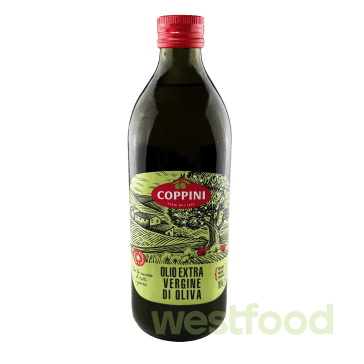 Олія 1л оливкова (скло) Coppini Olio Extra Vergine di Oliva /в уп.12шт/