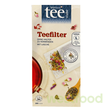 Фільтр-пакети для чаю MullersTEEstube Teefilter 100пак.L
