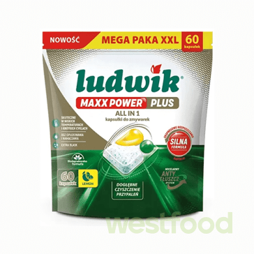 Капсули для посуд.машини Ludwik 60шт Лимон