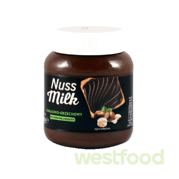 Крем-паста NussMilk шоколадна 400г /в уп.8шт/