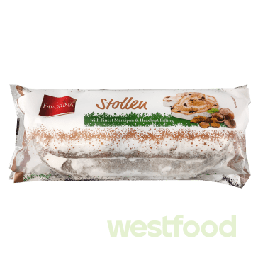 Штолен Favorina Горіх 500г /в уп.9шт в асорт/