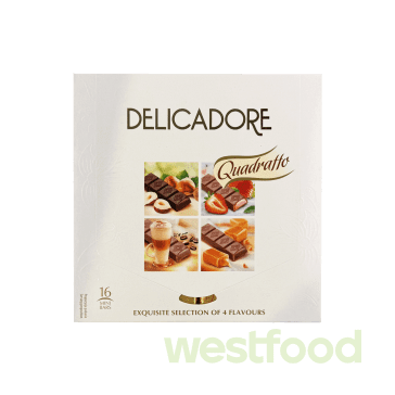 Шоколад Delicadore Quadratto 200г /уп.15шт/