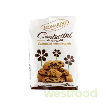 Печиво Monardo Cantuccini Шоколад 150г /в уп.12шт/