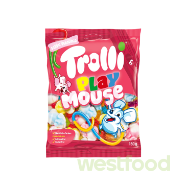 Желейки Trolli 150г Play mouse /в уп.20шт/