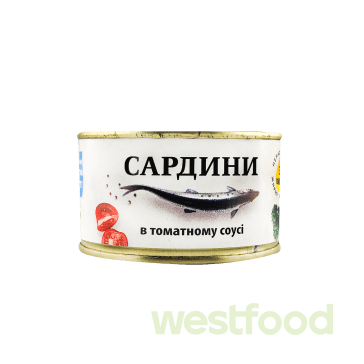 Сардина Рибна Затока в томатному соусі 240г /уп.48шт/