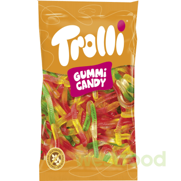 Желейки Trolli 1 кг Fruity worms/Черв'яки /в уп.8шт/