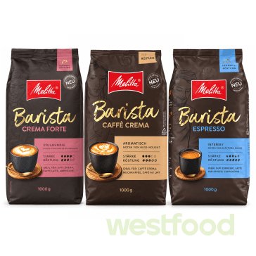 Кава в зернах MELITTA BARISTA 1кг в асорт.