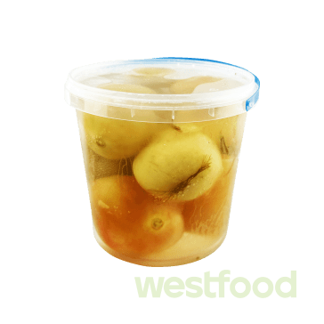 Помідори зелені/червоні квашені 1л