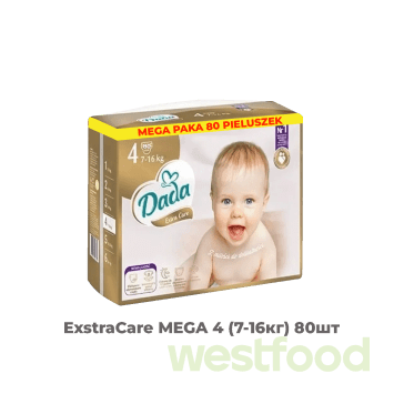 Підгузники Dada ExstraCare MEGA 4 (7-16кг) 80шт