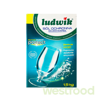 Сіль для посудомийки 1,5кг Ludwik /в уп.6 шт/