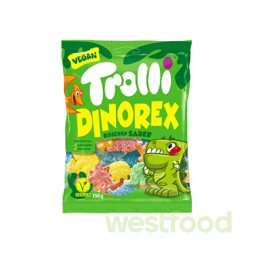 Желейки Trolli 150г Dino Rex /в уп.21шт/