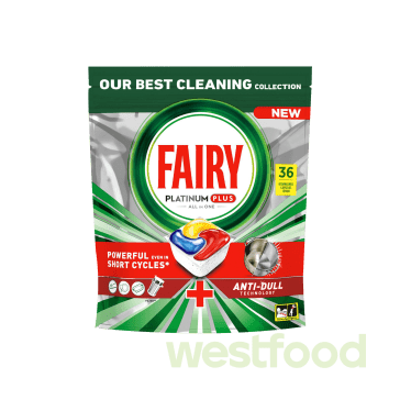 Капсули для посуд.машини Fairy Platinum Plus 36 капс.