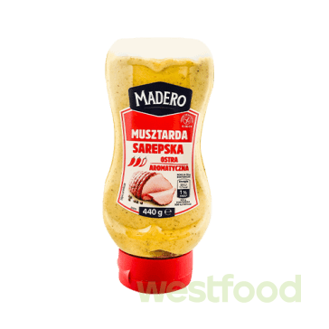 Гірчиця Madero 440г Sarepska /в уп.12шт/