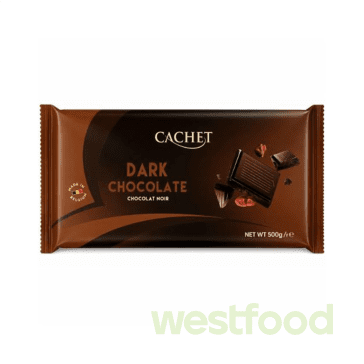 Шоколад Cachet 500г Dark Chocolate /в уп.30шт/