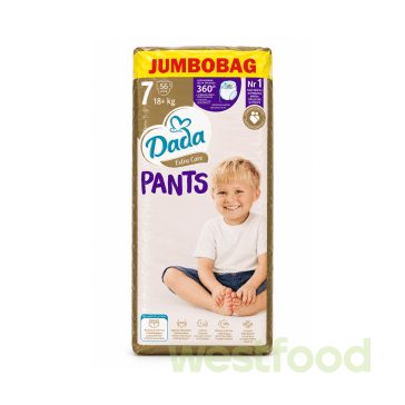 Підгузники Dada ExstraCARE JumboBag Pants 7 (18кг) 56шт