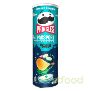 Чіпси Pringles 165г PASS Greek style Tzatziki /в уп.19шт/