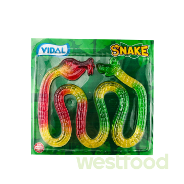 Желейки Vidal Змійки 66г /уп.11шт/