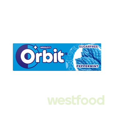 Жувальна гумка Orbit 14г Peppermint /уп.30шт/