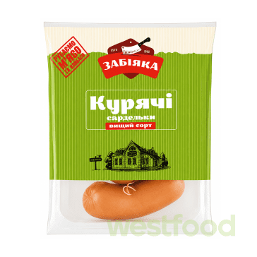 Сардельки Курячі в/с (газ 5шт)