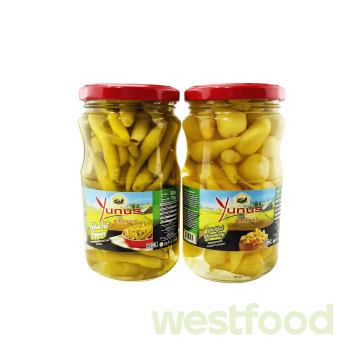 Перець Yunus 360(170)г маринований в асорт./уп.12шт/