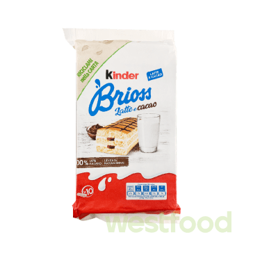 Бісквіт Kinder Brioss 10шт, 270г Latte e cacao /в уп.12шт/