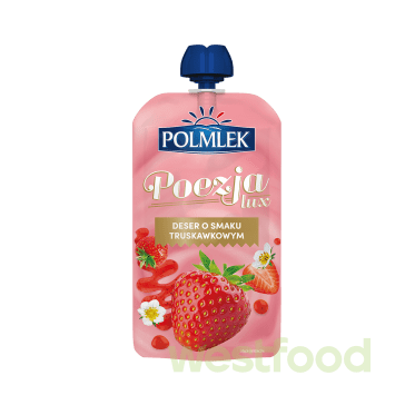 Десерт молочний 150г Polmlek Poezja полуниця /уп.8шт/