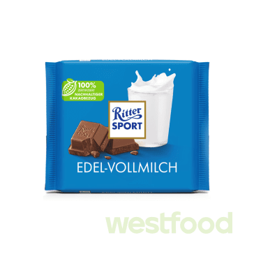 Шоколад Ritter Sport Edel-vollmilch 100г