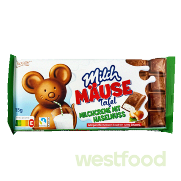 Шоколад Choceur Milch Mause 185г /уп.24шт/