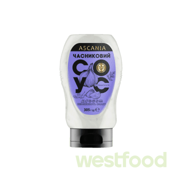 Соус Ascania Часниковий 300мл /уп.10шт/