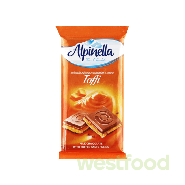 Шоколад Alpinella Тоффі 100г /в уп.19шт/