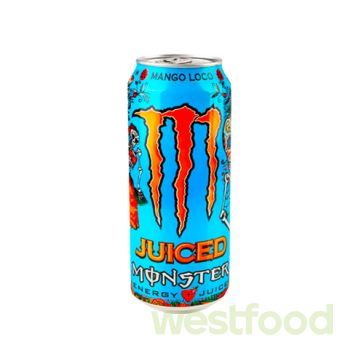 Напій енергетичний Monster Juiced Mango loco 500мл /в уп.12шт/